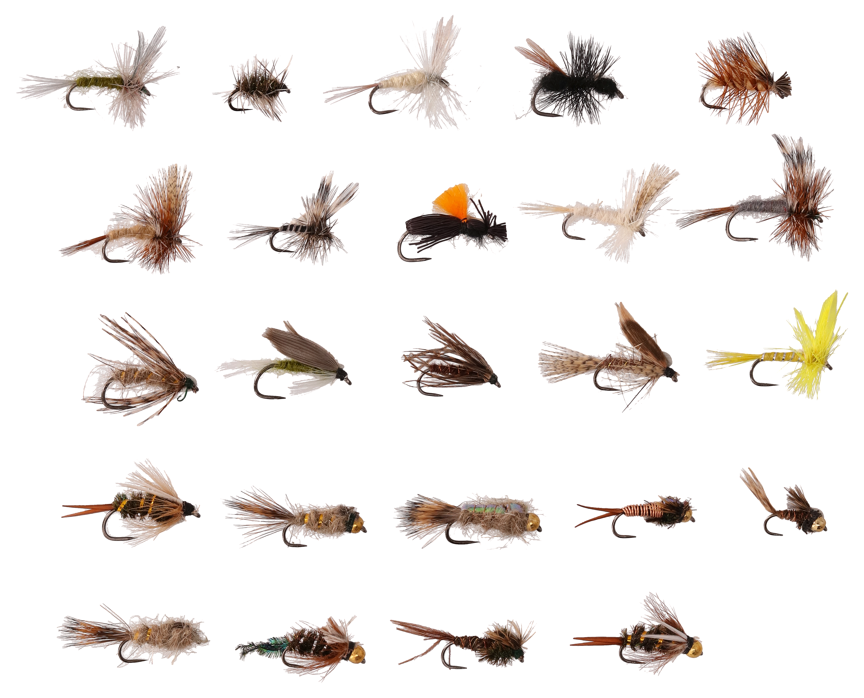 White River Fly Shop 48Piece Vanguard Barbless Top Trout Fly